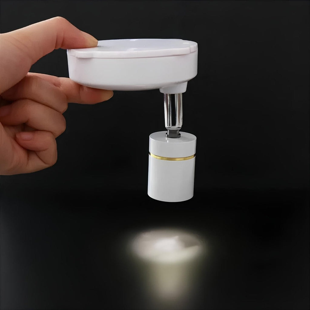 EasyStick Rechargeable Accent Spotlight Lamp for Home Decor - 4 / Black - AA Batteries / White