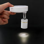EasyStick Rechargeable Accent Spotlight Lamp for Home Decor - 4 / Black - AA Batteries / White
