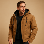 Classic Zip-Up Hoodie with Cozy Soft Lining