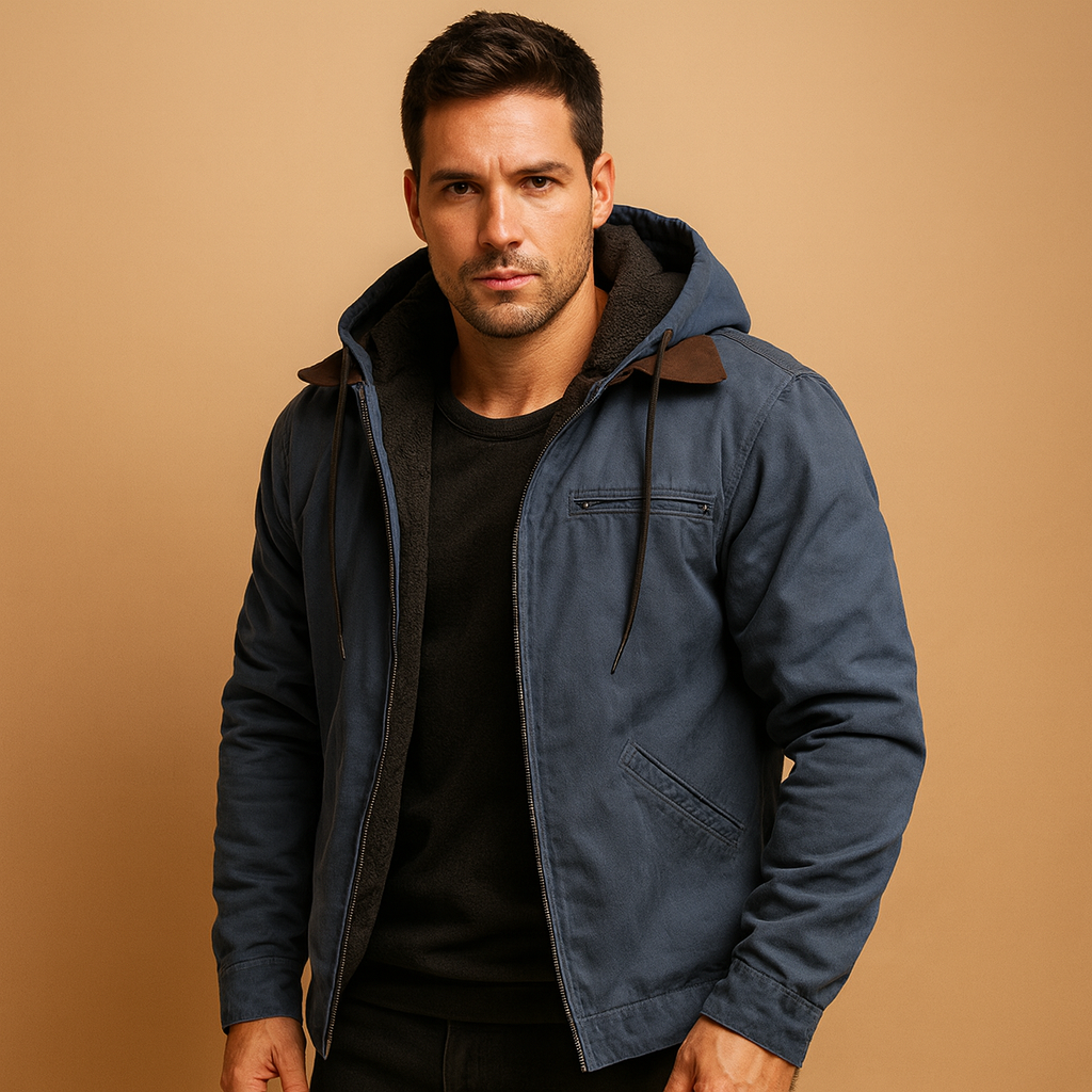Classic Zip-Up Hoodie with Cozy Soft Lining