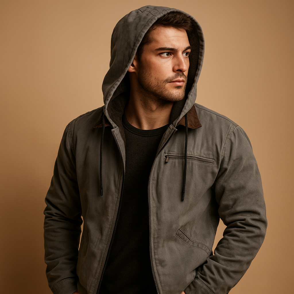 Classic Zip-Up Hoodie with Cozy Soft Lining