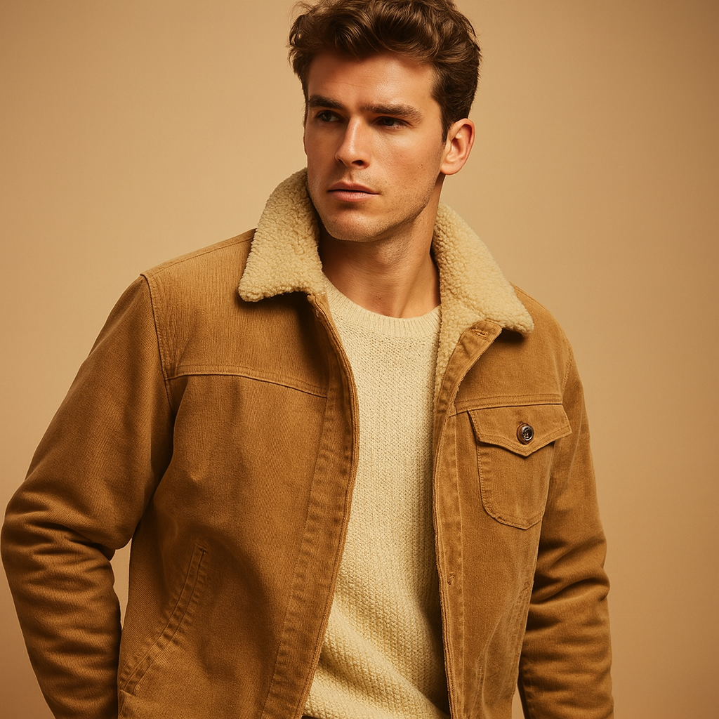 Warm Padded Button-Up Winter Coat