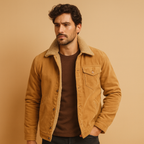 Warm Padded Button-Up Winter Coat