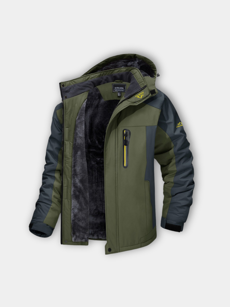 Men's Hooded Quilted Winter Jacket – Warm, Stylish & Weather-Ready Outerwear