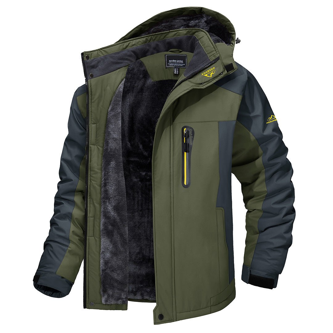 Men's Hooded Quilted Winter Jacket – Warm, Stylish & Weather-Ready Outerwear