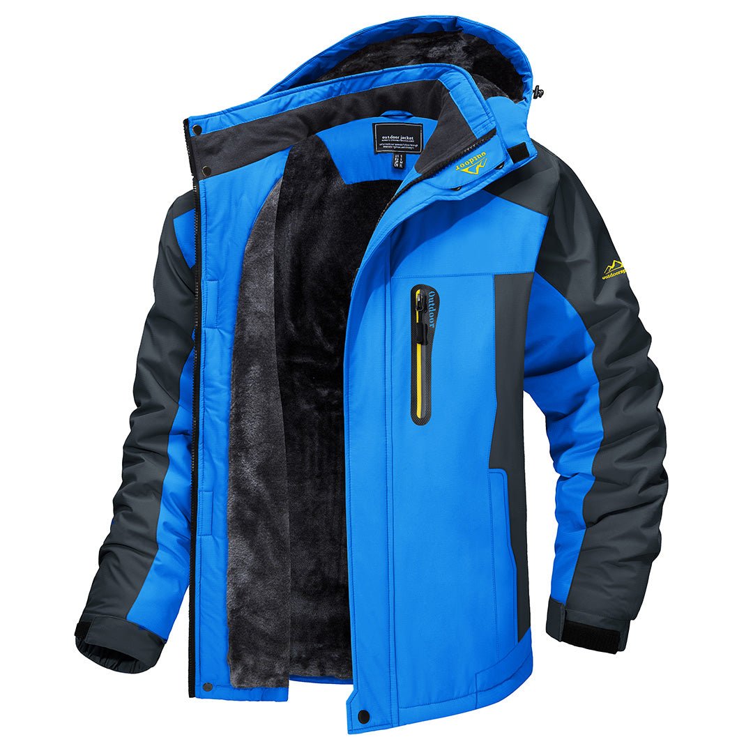 Men's Hooded Quilted Winter Jacket – Warm, Stylish & Weather-Ready Outerwear