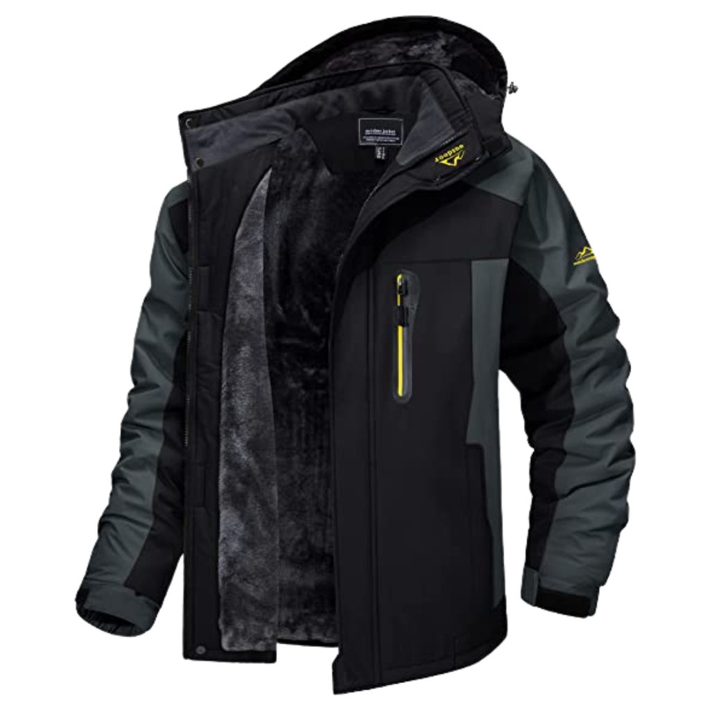 Men's Hooded Quilted Winter Jacket – Warm, Stylish & Weather-Ready Outerwear