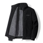 Laurent Men's Warm Fleece-Lined Corduroy Winter Jacket