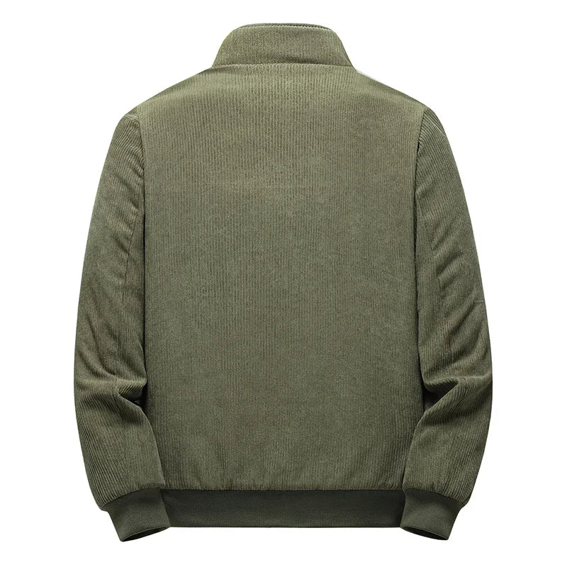 Laurent Men's Warm Fleece-Lined Corduroy Winter Jacket