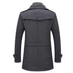 Men's Winter Collar Zip Two-Piece Jacket Set