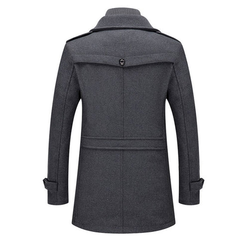 Men's Winter Collar Zip Two-Piece Jacket Set