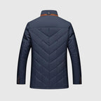 Men's Warm Winter Jacket with Cozy Fur Collar and Lining