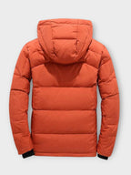 Men's Warm Quilted Hooded Winter Jacket
