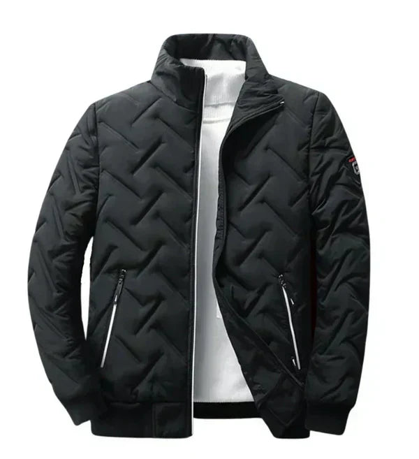 Men's Premium Quilted Stand-Collar Winter Jacket