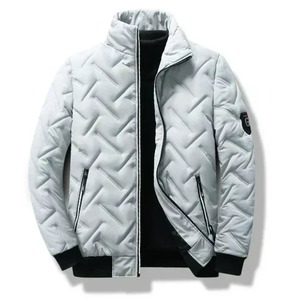 Men's Premium Quilted Stand-Collar Winter Jacket
