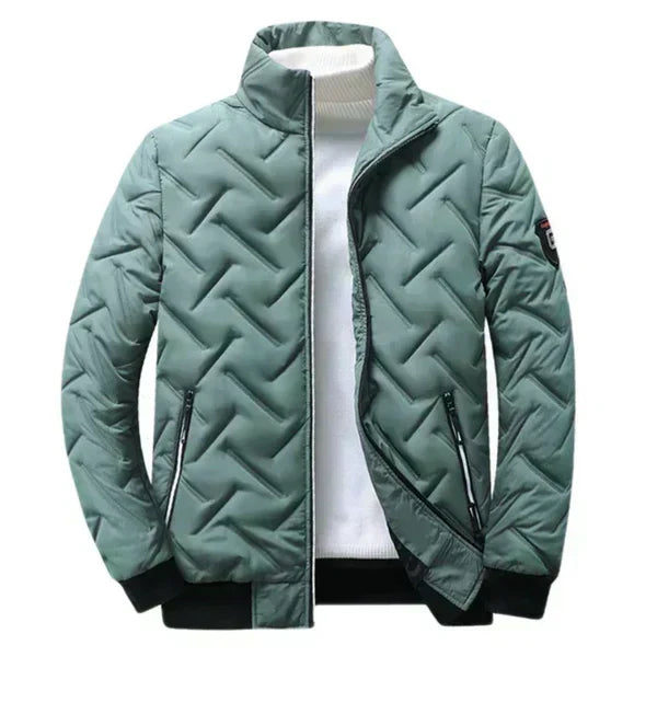 Men's Premium Quilted Stand-Collar Winter Jacket