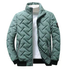 Men's Premium Quilted Stand-Collar Winter Jacket
