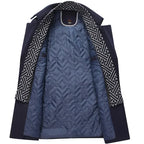 Men's Slim-Fit Long Winter Coat – Stylish Warmth for Cold Weather