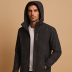 Stylish Waterproof Jacket with Nature-Inspired Leaf Print