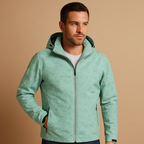 Stylish Waterproof Jacket with Nature-Inspired Leaf Print