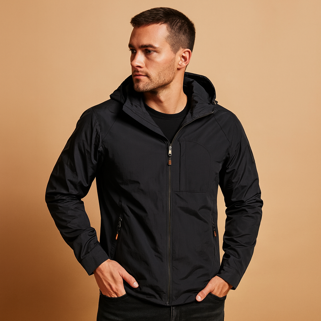 Lightweight Utility Jacket with Multiple Pockets