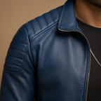 Luxurious Soft-Touch Biker Jacket
