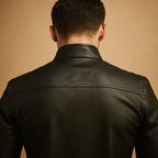 Luxurious Soft-Touch Biker Jacket