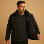 Warm Fleece Jacket with Cozy Stand Collar