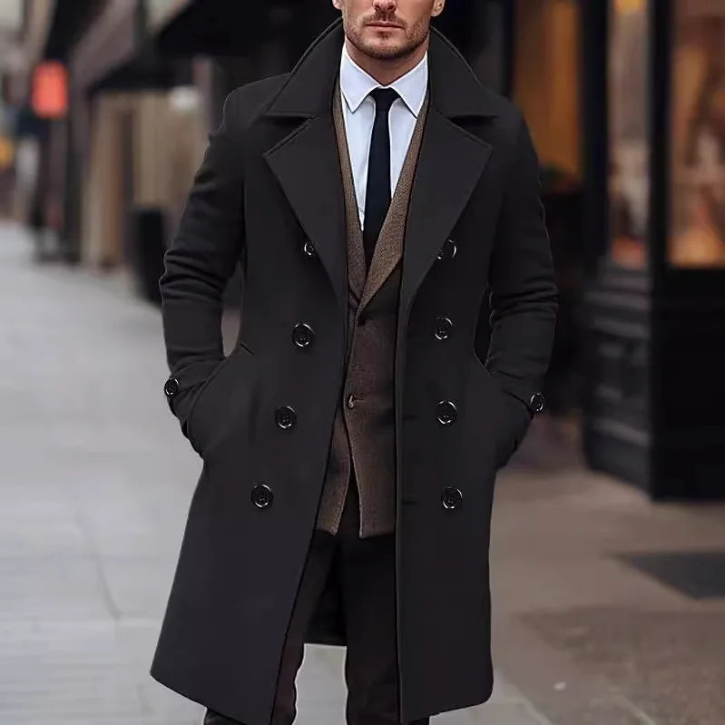 Men’s Classic Business Trench Coat