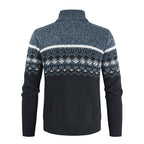 Mano Men’s Winter High-Collar Slim-Fit Cardigan Sweater