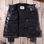 Men's Leather Jacket - Black Horsehide