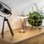 Portable Dimmable Table Lamp - Elegant Retro Design