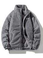 Pim Men’s Stylish Casual Corduroy Winter Jacket