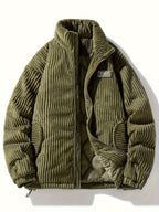 Pim Men’s Stylish Casual Corduroy Winter Jacket