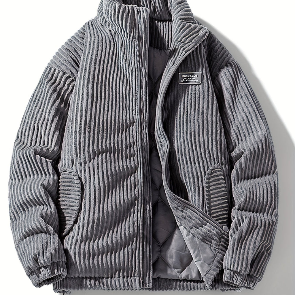 Pim Men’s Stylish Casual Corduroy Winter Jacket