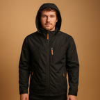 Stylish Hooded Rain Jacket for All-Weather Protection
