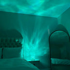 Water Ripple Cube Projector Lamp - Remote Control LED Aurora - Large