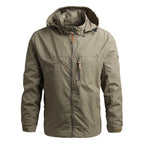 Men's Waterproof Outdoor Hooded Rain Jacket