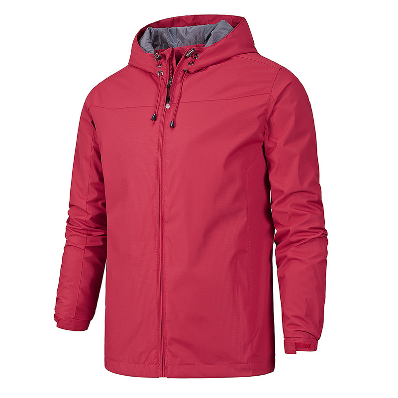 Sander | Men's Adjustable Hooded Waterproof Rain Jacket for All-Weather Protection