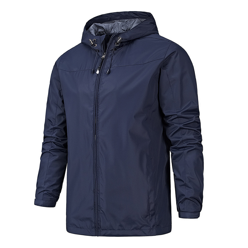 Sander | Men's Adjustable Hooded Waterproof Rain Jacket for All-Weather Protection