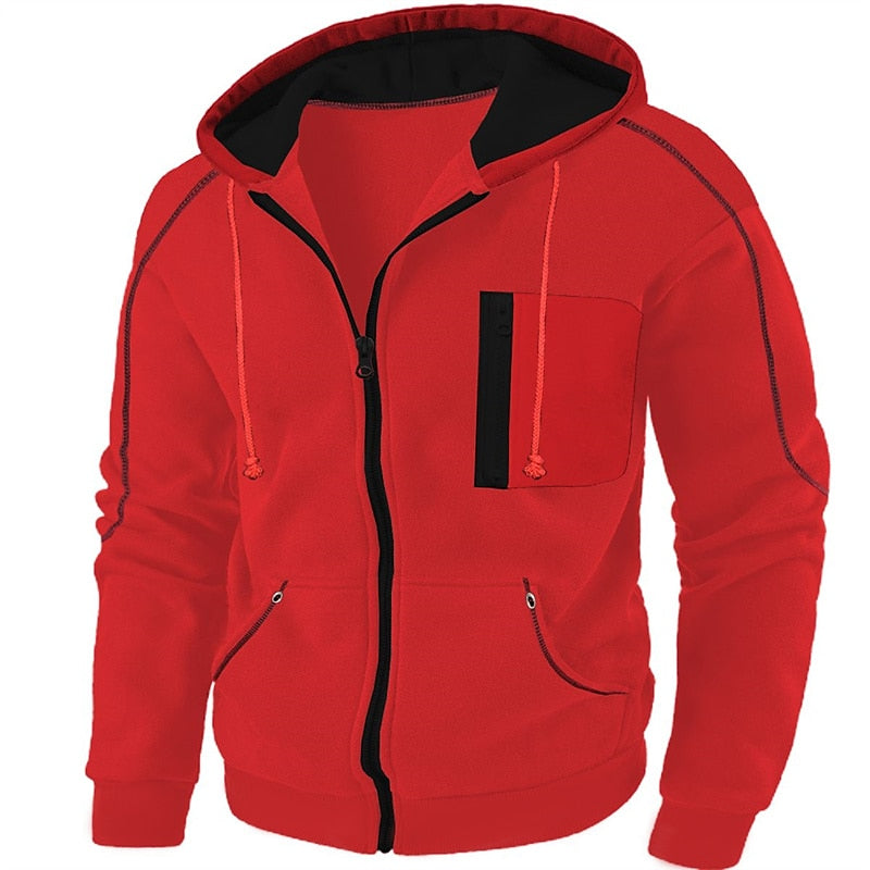 Sander | Men's Full-Zip Hooded Puffer Vest