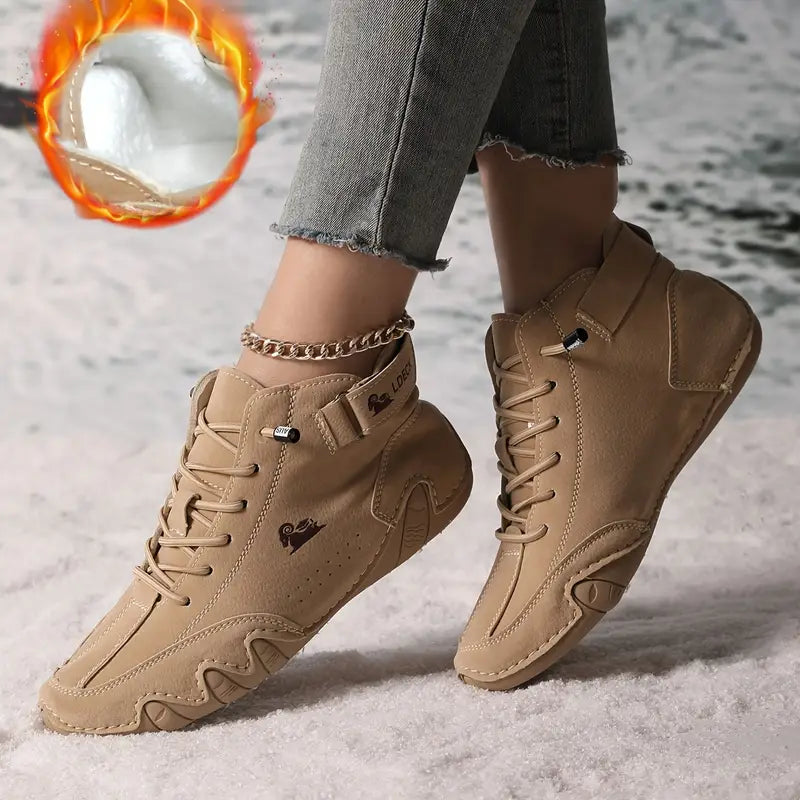 Women's Fur-Lined Orthopedic Snow Boots