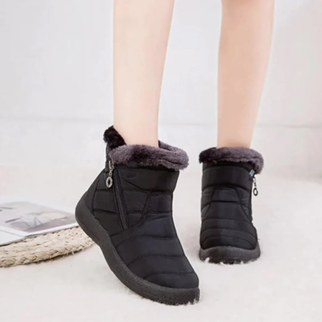 Women's Quilted Waterproof Side-Zip Boots