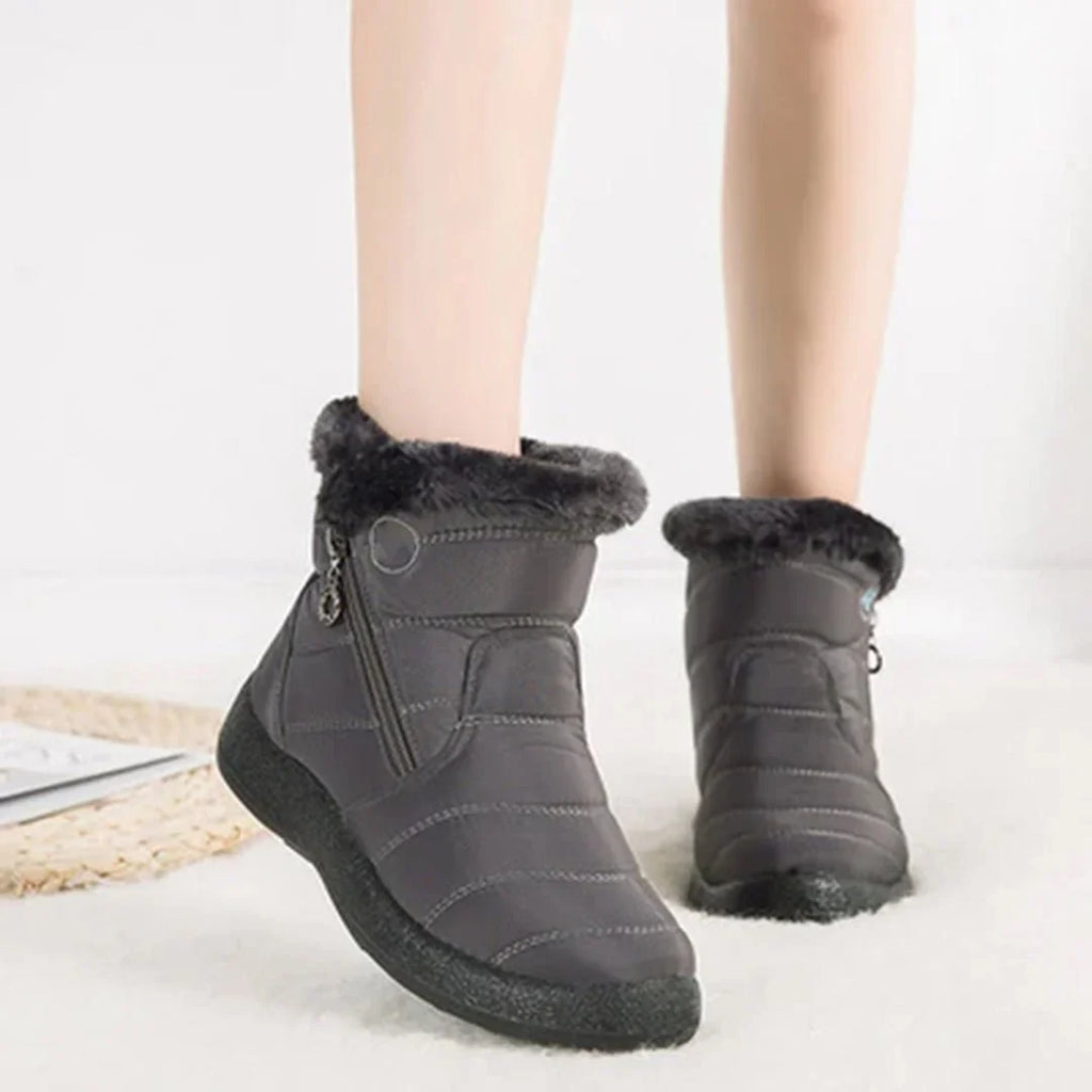 Women's Quilted Waterproof Side-Zip Boots