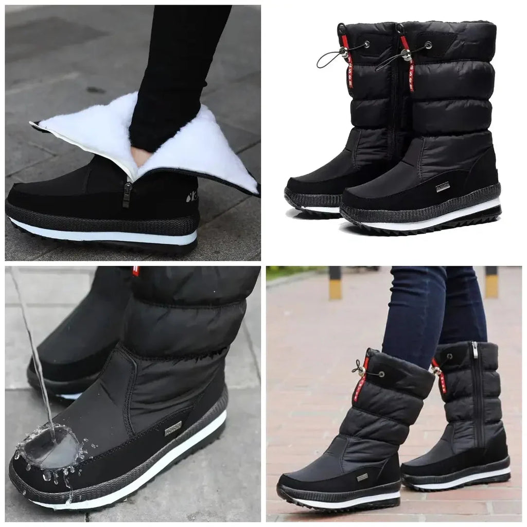 Women's Waterproof Insulated Winter Pull-On Boots