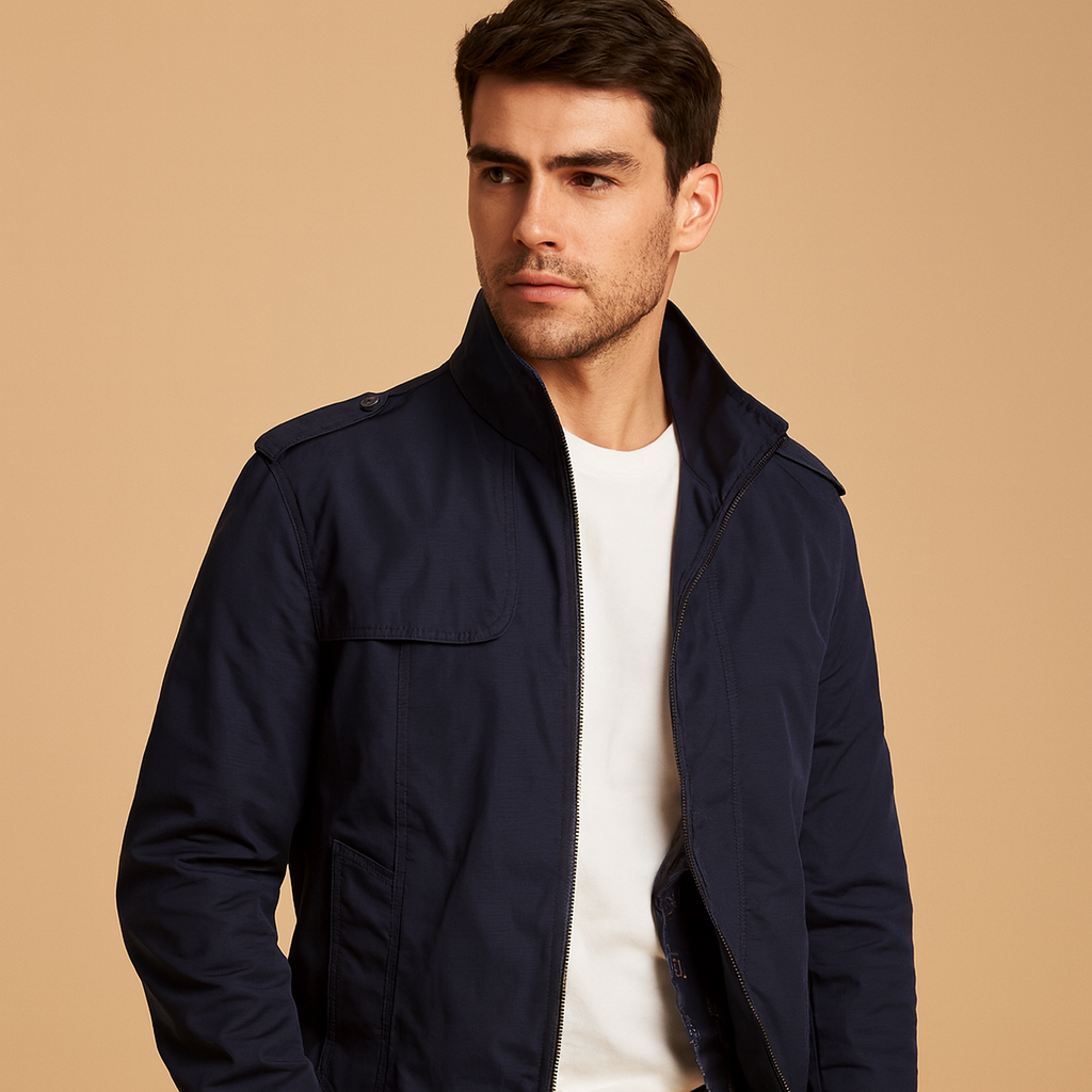 Lightweight Stand-Collar Jacket