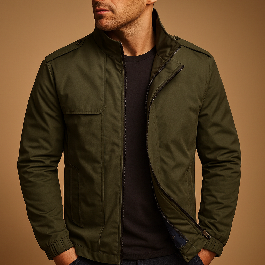 Lightweight Stand-Collar Jacket