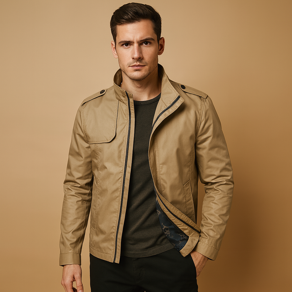 Lightweight Stand-Collar Jacket
