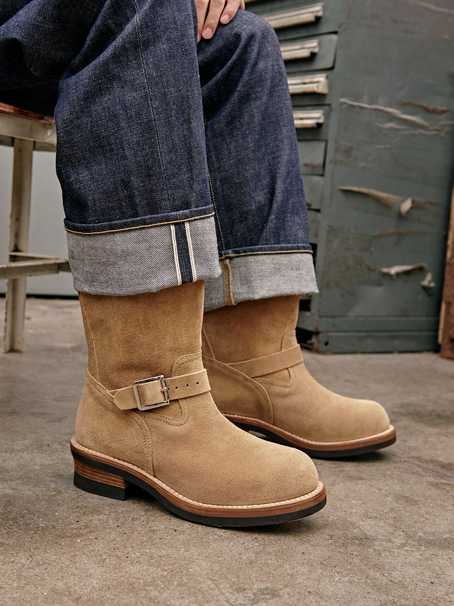 Men's Engineer Boots - Black