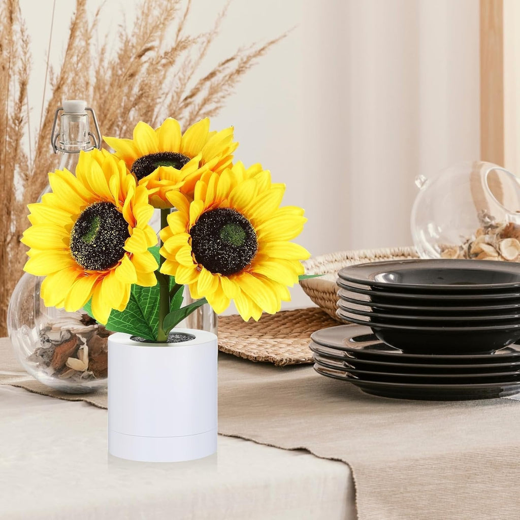Sunflower Style LED Accent Lamp - Warm Decorative Light